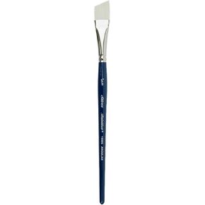 Silver Brush Limited 1906S1/2 Bristlon Angular Paint Brush for Acrylic and Oil Paintings, Size 1/2 inches, Short Handle