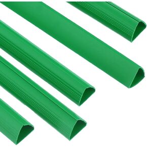 Patikil 10pcs قضبان ربط ، قضبان الربط 25 ملم شريحة القبضة 220 صفائح السعة A4 التقرير الموثق المثلث الموثق لاستئناف تغطية التقرير ، الأخضر