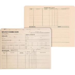 Quality Park Personnel Record Jacket, Flat Expansion, 9-1/2 x 11-3/4 Inches, 100 per Box (QUA69999)