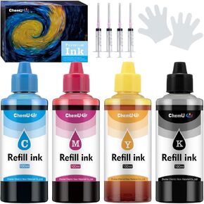 Universal Ink Refills Kits Desktop Ink for HP Canon HP 67 61 60 910 901 952 Canon 251 270 271 280 281 PG240 CL241 PG245 CL246 PG210 Refillable Ink Cartridge CIS CISS System,etc.