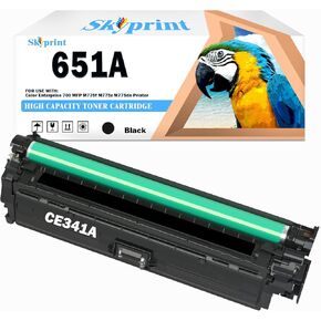 651A Black Toner Cartridge Replacement for 651A Toner CE340A Color Enterprise 700 MFP M775 M775z+ M775z M775dn M775f Printer