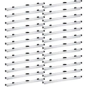 Estune 24 PCS 24 بوصة مخططات شنقا المشابك مخططات ربط مخطط تخزين مخطط لورق البناء خطط الرسومات (24 بوصة)