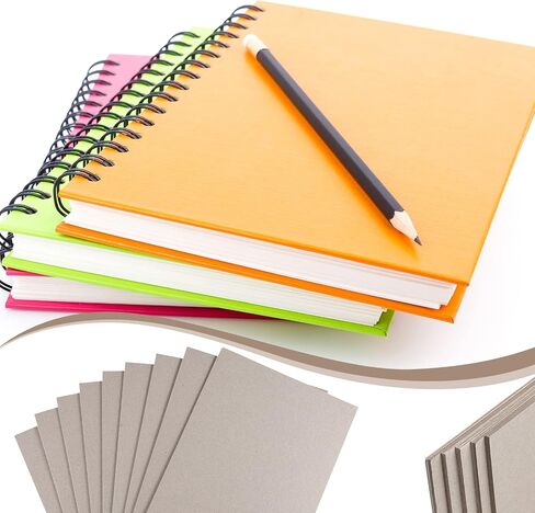 BBTO 20 PCS Book Board ، Binders لوحة Chipboard Designer Bookboard Chipboard Sheets Sheets اللوازم اللوازم لغطاء مواد ربط الكتب (8.5 × 11 بوصة ، 80 نقطة) in Kuwait