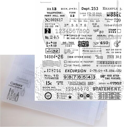 تيم هولتز الحكايات Cling Stamp CMS488 ، يوليو 2024 إصدار ، حقيبة تخزين شبكة كارنورا in Kuwait