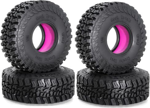fujita 1.9" RC Crawler Tires & with Silicone Liner 120MM OD for 1/10 RC Crawler TRX4 Axial SCX10 II III Tamiya CC01 TRX6 AXI03007 90046 in Saudi Arabia