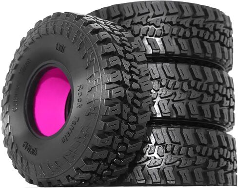 fujita 1.9" RC Crawler Tires & with Silicone Liner 120MM OD for 1/10 RC Crawler TRX4 Axial SCX10 II III Tamiya CC01 TRX6 AXI03007 90046 in Saudi Arabia