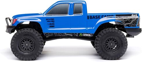 Axial RC Truck 1/24 SCX24 Base Camp 4x4 Rock Crawler Brushed RTR (Everything Needed to Run is Included) - Blue, AXI-1219T2 in Saudi Arabia