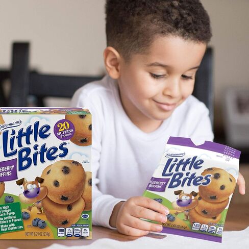 Litte Little Bites Blueberry Mini Muffins 2 Pack (إجمالي 40 حقيبة) in Saudi Arabia