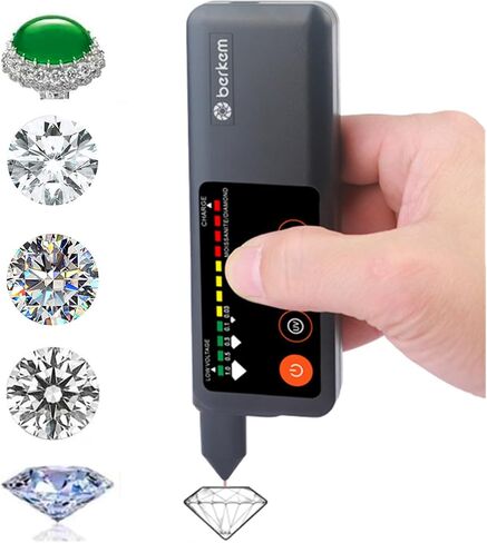 Diamond Tester Pen Professional,High Accuracy Jewelry Diamond Tester Rechargeable，Electronic Diamond Gem Tester and Tester Pen-Professional Diamond Selector for Novice and Expert(Diamond Tester Pen) in Saudi Arabia