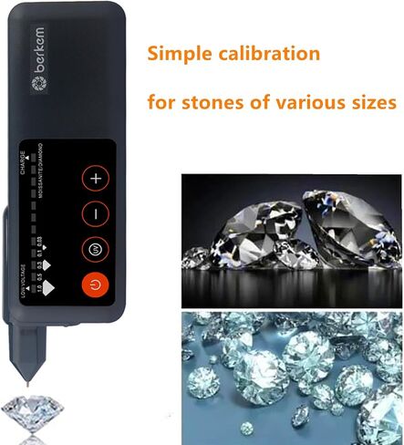 Diamond Tester Pen Professional,High Accuracy Jewelry Diamond Tester Rechargeable，Electronic Diamond Gem Tester and Tester Pen-Professional Diamond Selector for Novice and Expert(Diamond Tester Pen) in Saudi Arabia