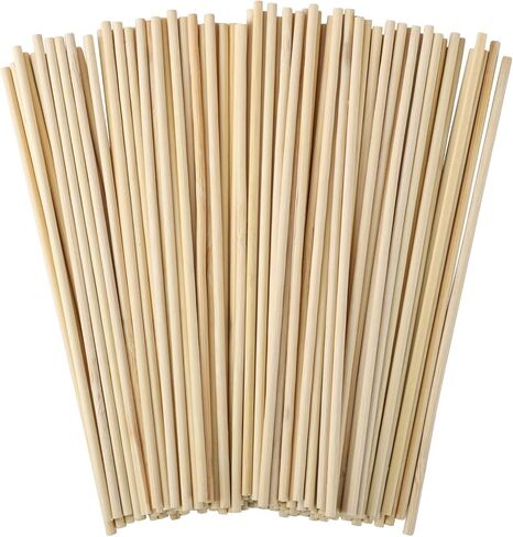 150 Pcs Wooden Dowel Rods, 1/8 X 12 Inch Craft Sticks in Kuwait