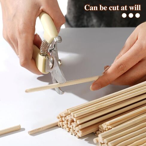 150 Pcs Wooden Dowel Rods, 1/8 X 12 Inch Craft Sticks in Kuwait