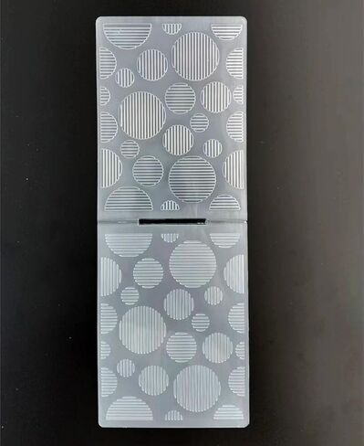 1pc دائرة الدائرة الخلفية مجلد النقش لصنع البطاقات مصنوعة من زهرية DIY البلاستيك قصاصات الكوكات بطاقة الألبوم ورقة DIY قالب زخرفة القالب in Kuwait