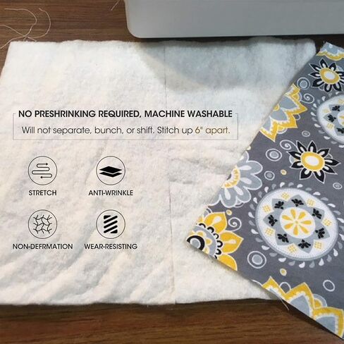 Zipcase 90 Inches X 108 Inches Queen Size Warm Soft Natural Cotton Batting for Quilts Quilting & Craft in Saudi Arabia