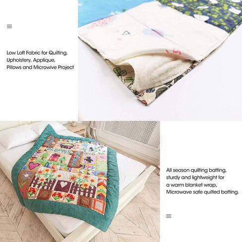 Zipcase 90 Inches X 108 Inches Queen Size Warm Soft Natural Cotton Batting for Quilts Quilting & Craft in Saudi Arabia