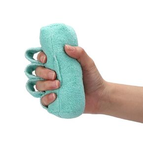 Garosa Fingers Separation Pad Elder Bedridden Cloth + Cotton 5.1 x 1.2 inch(Green)