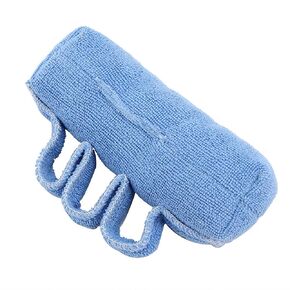 Garosa Fingers Separation Pad Elder Bedridden Cloth + Cotton 5.1 x 1.2 inch(Blue)