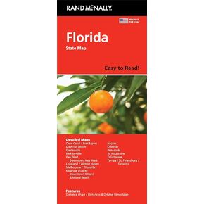 Rand McNally Easy to Read: Florida State Map