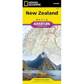 New Zealand Map (National Geographic Adventure Map, 3500)