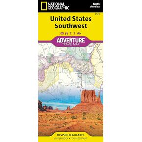 United States, Southwest Map (National Geographic Adventure Map, 3121)
