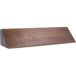 Excelmark Blank Wood Desk Nameplate - 2 "× 8" (Walnut)