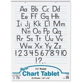 PACON CORPORATION CHART TABLET 24X32 1-1/2 IN RULED (Set of 3)