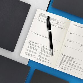 HPI Medical Notebook, Portable Pocket Notebook for Efficient Clinical Documentation, Patient Assessments, Durable Binding, Miniature