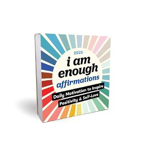 2025 I Am Enough Affirmations Boxed Calendar: Daily Motivation to Inspire Positivity and Self-Love (Self Care Desk Gift)