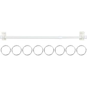27.6" (70CM) Anchor Chart Holder Adjustable Date Cards Holder Calendar Holder with 8 O Rings for Kids Crafts Classroom Calendar Classroom Decor
