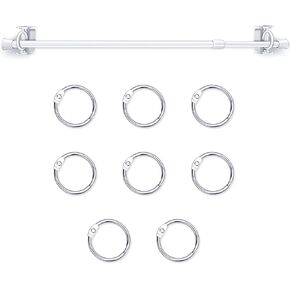 Adjustable Flip Calendar Holder Set 16-28 Inches Flip Calendar Chart Rod Date Cards Holder for Classroom Whiteboard Decor