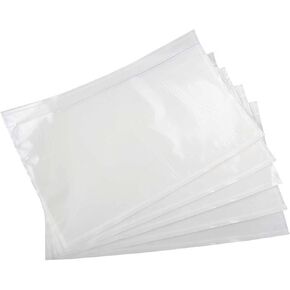 7.5'' x 5.5'' Packing List Pouches, Shipping Label Envelopes Clear Adhesive Top Loading Packing List - 50 Pack