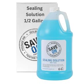 RPS/Half Gal (64 oz) Compatible E-Z Seal Sealing Solution Envelope Sealer for Mailing Systems - Envelope Seal for Effortless Sealing