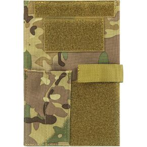 KOSIBATE OCP Military Log Book Cover, 5.5"X 8" Army Tactical Notebook,OCP Green Book Cover(Only Book Cover