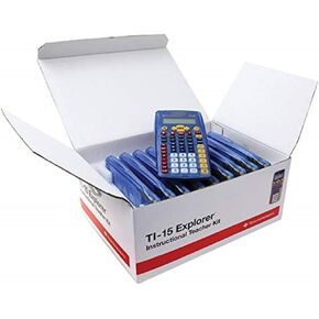 Texas Instruments TI15TK Financial Calculator Teacher Kit Large