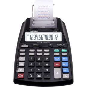 CATIGA New & Upgraded 2024 Printing Calculator Adding Machine 10 Key, Desktop Home Office Calculator with Paper Roll Print Out, Accounting Business Finance