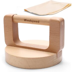 1+1 Pcs Block Printing Baren, Windspeed Wood Baren Printmaking Tool Supplies for Printing, Crafting, Scrapbooking, Linocut