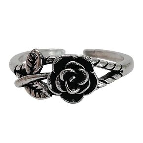 Handmade 925 Silver Stacking Rings for Women Small Dainty Delicate Everyday Ring for Women Minimalist Personalized Jewelry (Rose)