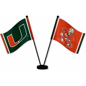 WinCraft Hurricanes Desk and Table Top Flags