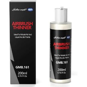 Golden Maple Airbrush Rivenner 200ml - Airbrush Paint لجميع دهانات الأكريليك - قاعدة الموسع ، المخفض إلى الألوان الرقيقة تحسين التدفق - يعمل على ترقق الطلاء الأكريليكي ، 6.76 أوقية