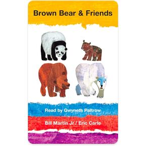 Yoto Brown Bear & Friends من تأليف Bill Martin Jr. & Eric Carle-بطاقة صوتية للأطفال للاستخدام مع جهاز الصوت و Mini All-in-1 ، والاستماع الخالي من الشاشة مع وقت النوم في وقت النوم وسفر ، Ages 2+