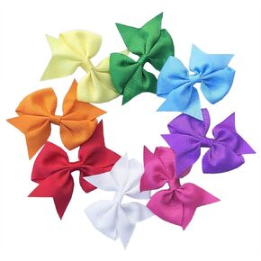 Cute Puppy Supplies Dog Accessories for Large Dogs,Dog Hair Bow,Dog Hair Bows for Medium Dogs,Pet Hair Accessories Bows for Dogs,Pet Grooming Products-8ct 3 Inch Small Dog Bows Girl Hair Clips