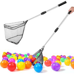 Ball Pit Balls Pick Up Shovel, Plastic Ball Pickup, Play Balls Picker, Ball Collector for Toddlers Balls/Kids Balls/Playpen Balls/Pets Balls/Dog Balls, Portable Pool Balls Pickup Retriever Scooper