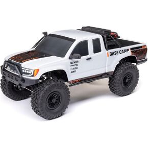 Axial RC Truck 1/10 SCX10 III Base Camp 4X4 Rock Crawler Brushed RTR (Battery and Charger Not Included), White, AXI-1375T1