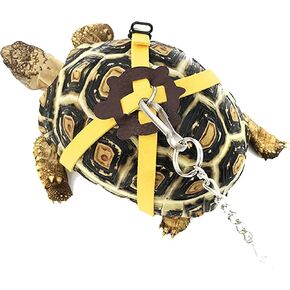 QBLEEV Adjustable Turtle Leash Harness, Pet Tortoise Walking Rope with Comfortable Fit, Outdoor Training Control Harness for Hamsters Guinea Pigs Chinchillas Ferrets