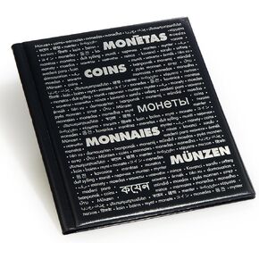 LIGHTHOUSE - Coin Album with 10 Integrated Pages to Store and Display 200 2"x2" Coin Holders (12" x 10" x 1/2")