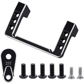 QUE-T Aluminium Servo Mount with Servo Arm for LOSI 1/16 Mini-B 2WD Buggy Upgrade