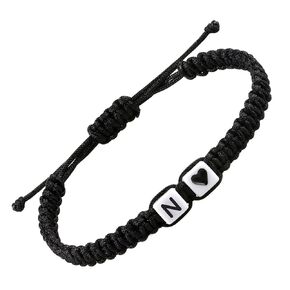 Christmas Gift Valentine's Day Gift Ideas Letter Initial Bracelet for Men Women Teens Son Daughter,Cute Anniversary Birthday Gift Matching Couple Bracelets for Him Her Boyfriend Girlfriend (M)