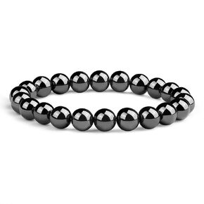 Crystal Vibe Green Jade Bracelet - Healing Crystal Wealth Bracelet - Jade Bracelet for Women Men - Bring Good Luck Prosperity and Emotional Balance - Adjustable Size