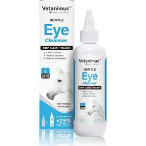 Eye Cleanser 150ml/5 fl.oz Eye Drops for Horses and Ponies Deeply Cleans Foreign Particles Moisturizing Eye Cleanser