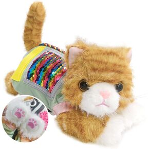 Fidget Blanket for Elderly with Dementia and Alzheimer's, Fidget Cat Blanket Activity Gift